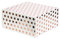 Anniversary House 10-inch Rose Gold Cake Box, Polka Dot Foil Print, 12.7 x 26 x 26 CM, J102