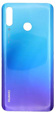 phonmatic Vitre Arriere Cache Batterie pour Huawei P30 Lite 24Mp et 48Mp avec adhesif et Logo Qualite Original (Bleu 24MP)