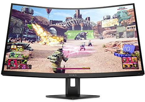 HP OMEN 27c QHD – Monitor Gaming de 27 Quad HD (2560 x 1440 a 240Hz, VA, Curvatura 1000R, 16:9, 1ms, HDMI, Low Blue Light, Antirreflectante, AMD Freesync Premium Pro, Compatible con Consolas) Negro
