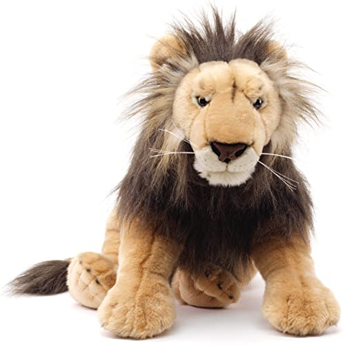 Uni-Toys - Löwe, liegend - 70 cm (Länge) - Plüsch-Wildtier - Plüschtier, Kuscheltier