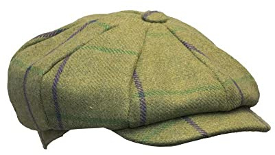 Walker & Hawkes Charlotte - Damen-Schirmmütze im Baker Boy-Stil - Tweed im Country-Design
