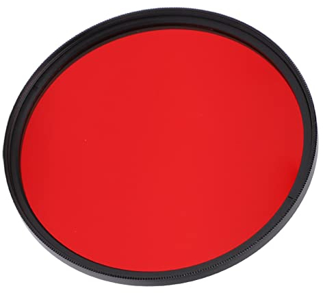 Rote Kameralinsenfilter, Ölbeständige Mehrschichtbeschichtung wasserdichte Rotfilter für DSLR-Kamera(77mm)