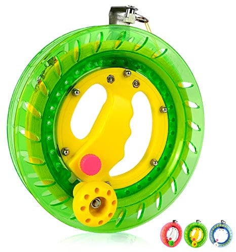 Simxkai Drachenschnurrolle, Drachenschnurspule, Drachenschnurwickler, 20,3 cm Durchmesser(grün)