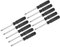 sourcing map Mini Slotted Screwdriver, 5.0mm Flat Head with Black Handle for Small Appliances, 10 Pcs