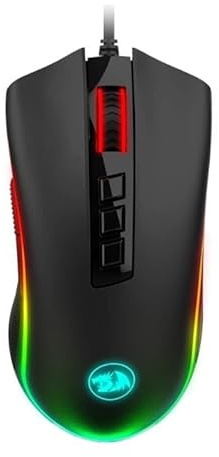 Redragon - Cobra FPS Ratón Gaming RGB Negro