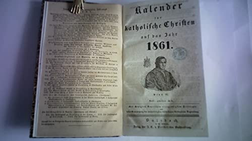 Kalender für katholische Christen auf das Jahr 1851