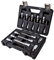 BETA - 923E-PE/C18 Juego de 18 llaves de vaso para tornillos con huella hexagonal en caja de plástico. Kit de llaves de vaso en maletín de plástico a prueba de golpes con cierres metálicos
