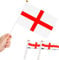 10Pcs St George Hand Flags England Hand Waving Fabric Mini English Flags For Rugby Cricket World Cup Royal Event Support Country