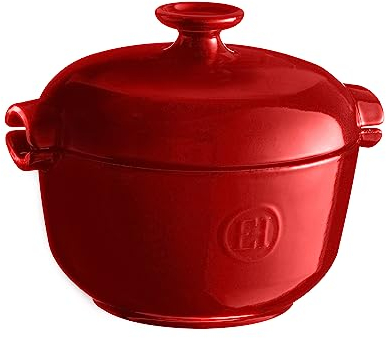 Emile Henry Pentola per riso da 2,5 qt, bordeaux