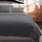 Soleil d'ocre, Housse de Couette en Coton 57 Fils 240x220 cm UNI Gris, par Soleil d'Ocre