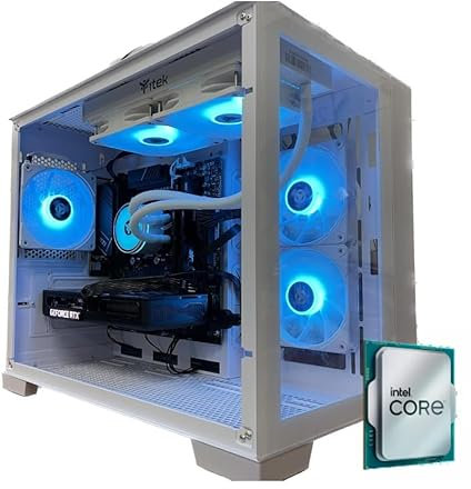 EMCA4 Computer Gaming PC i5 13500 14core - RTX 4060 TI 16GB - SSD M.2 1TB nvme - Ram 32GB DDR5 6000mhz - B760 - ARGB - Windows 11 - DISSIPATORE A LIQUIDO 360mm