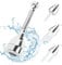 Kaket 360°Swivel Kitchen Tap Spray Head Attachment, Flexible Faucet Sprayer with 3 Modes, 360°Rotatable Tap Adapter for Kitchen Sink (Size 2, Medium)
