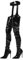 blingqueen Stivali sopra il ginocchio da donna, Pintura Nero, 41 EU
