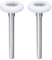 UXCELL 2pcs Garage Door Rollers, 2 Nylon Roller for 2 Track, 4.25 Stem, 11 Balls Sealed Bearing, Commercial & Residential, White