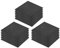 vidaXL Fall Protection Tiles - Outdoor Decking Rubber Tiles - High Impact Resistance, Slip Resistant, Multi-Purpose use for Walkways, Patios and Playgrounds, Child-Friendly, Black - 18 piece set