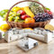 Fotomural canasta de frutas Fotomural Pared, 250x175 cm Papel Pintado 3D, Fotomurales Decoración de Comedores Moderna Lana Sala Cuarto Salón
