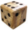 Novelty Dice Shaped Doorstop/Ornament for The Home
