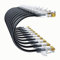 10Gsupxsel Cat6a Patch Cables 1ft (10 Pack) Slim, Cat6 Ethernet Patch Cable Pure Copper, Flexible Cat 6 Patch Cable 550MHZ 10G, Space-Saving Cat 6A Network Cables for Patch Panel, Black