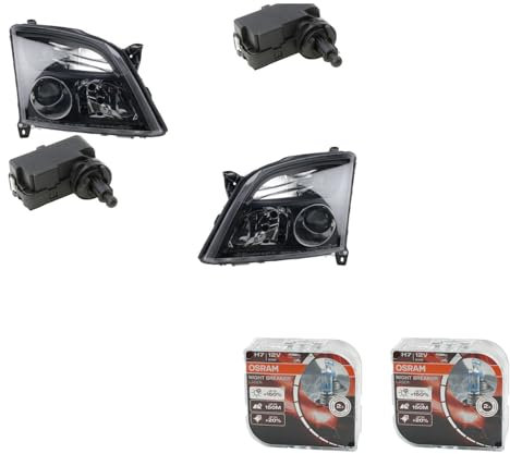 Johns, Scheinwerfer + Nightbreaker passend für Opel Vectra Set C schw. +LR.