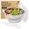 Useful Co. Saladier glacé 4,5 l Grand bol de service réfrigéré avec couvercle pour fêtes
