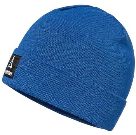 Schöffel Unisex Herren Damen Beanie Mütze Strickmütze Knitted Hat Neath, Farbe:Blau, Artikel:-9000118-8655 Blue