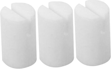 JEWEDECO Banjo Gadgets 3 Pack 5 String Banjo Nut Bone Nut for Banjo Strong Resonance Vibrant Tone for Banjo Mandolin Players