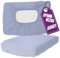 Jersey Nackenkissen Bezug 30x50 cm Himmelblau - Kissen Spannbezug Elastisch - Baumwolle Kissenbezug für Gesundheitskissen und Nackenstützkissen