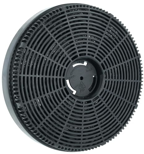 vhbw Aktivkohlefilter kompatibel mit Respekta CH66090BSGA | CH66060BSGA, CH58060WA+, CH58090SA+, CH58090WA+ Dunstabzugshaube - 16 cm