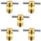 5Pcs Brass Water Drain Valve, 3/8'' NPT Water Drain Valve for Air Compressor Tank Replacement Part