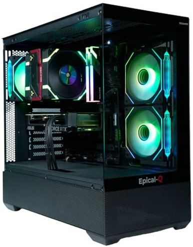 Epical-Q Ordenador sobremesa Gaming Kryxin Intel Core i7 12700F, 32GB, 1TB SSD NVME, RTX 5070 + Windows 11 Pro
