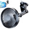 SHITOOMFE 12V Fan, Car Fan Quiet 3 Level 12V/24V 360° Rotatable Stretchable ABS for Car with 1.5M USB Cable & Suction Cup for Hot Summer Driving