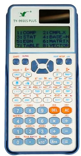 Scientific Calculators Math Calculator with 417 Function HD Dot Matrix Display Dual Power Supply Ideal for Teachers College Students School Office Portable to Carry