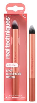 Real Techniques Spot Concealer Brush, Precision Makeup Brush for Targeted Coverage of Blemishes, Redness & Detail Areas, For Liquid & Cream Concealer, UltraPlush Bristles, Cruelty-Free, 1 Count