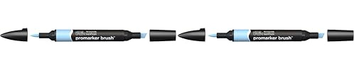 Winsor & Newton BrushMarker - Cloud Blue, Single, 0204378 (Pack of 2)