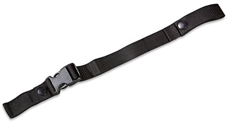 Tatonka Unisex Brystbælte Chest bælte Brustgurt, Schwarz, Einheitsgröße EU