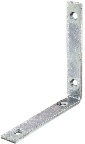 Alberts 333157 Balkenwinkel | schmal | galvanisch verzinkt, dickschichtpassiviert | 120 x 120 x 20 mm