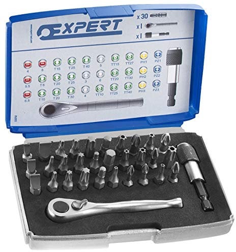 Britool E131702B Coffret à douilles 1/4 avec accessoires 30 pièces (Import Grande Bretagne)