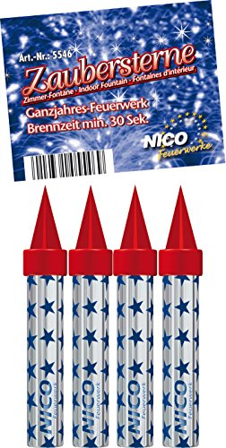 Zaubersterne, Tischfontäne, 12er Set
