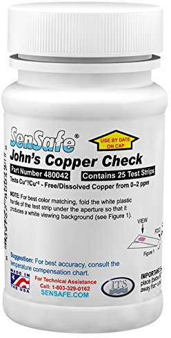 ITS Europe Sensafe 480042 John's Copper Check Wasserteststreifen (25 Streifen)