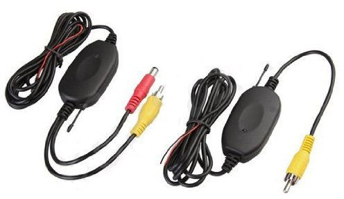 BW 2.4Ghz Wireless RCA Video Transmitter Receiver Kit for Car DVD Car Monitor to Connect the Car Rear View Camera Reverse Backup