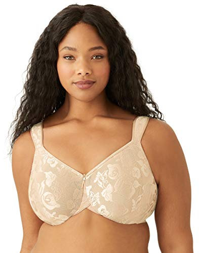 Wacoal Women's Awareness Full Figure Underwire Bra Coverage, Opaque, Naturally Nude, 44FF