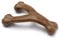 Benebone Wishbone Du Vrai Bacon petit Jouet à mastiquer résistant pour les chiens mâcheurs compulsifs, fabriqué aux États-Unis