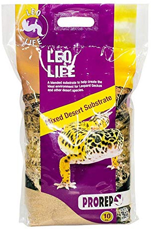 ProRep Leo Life Substrate 10L | Leopard Gecko Substrate | Mixed Desert Substrate | 10L Bag
