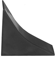HOLZBRINK Endstück passend zu Abschlussleisten Schwarz PVC Küchenabschlussleiste 23x23 mm