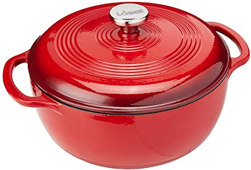 Lodge Color Dutch Oven, Fonte, rouge, 6 qt
