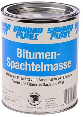 SANDROPLAST Bitumen Spachtelmasse 1kg