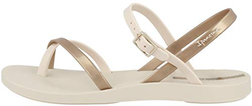 Ipanema Damen Fashion Viii 82842 Sandale, Beige Gold, 39 EU Schmal