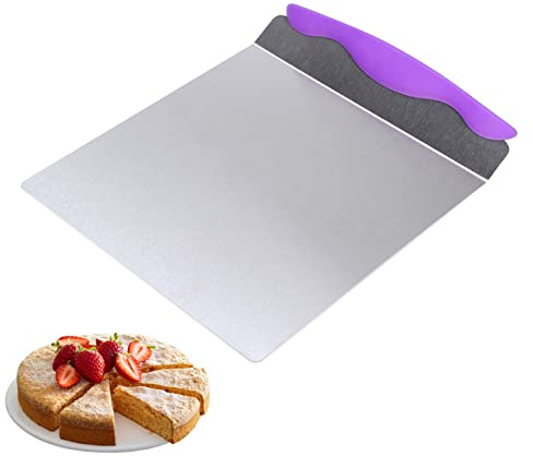 Cake Lifter Transfer 9,6 Zoll Edelstahl Pizza Spatel Schaufel Gebäck Backwerkzeug