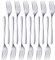 SUNSENGEUR 12 Piece Stainless Steel Dinner Forks Set Stainless Steel Table Forks Heavy Duty and Mirror Polishing, 7.6 Inches,Ideal for Wedding Festival Party Home Kitchen, Dishwasher Safe-Silver
