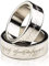Doowops PK Ring Lettering Magic Rings Strong Magnetic Ring Accessory Stage Magic Tricks Gimmick (18mm)